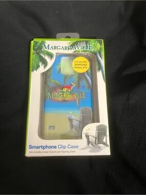 Margaritaville Blue and Green Tropical Beach Clip Case for Samsung Galaxy S5